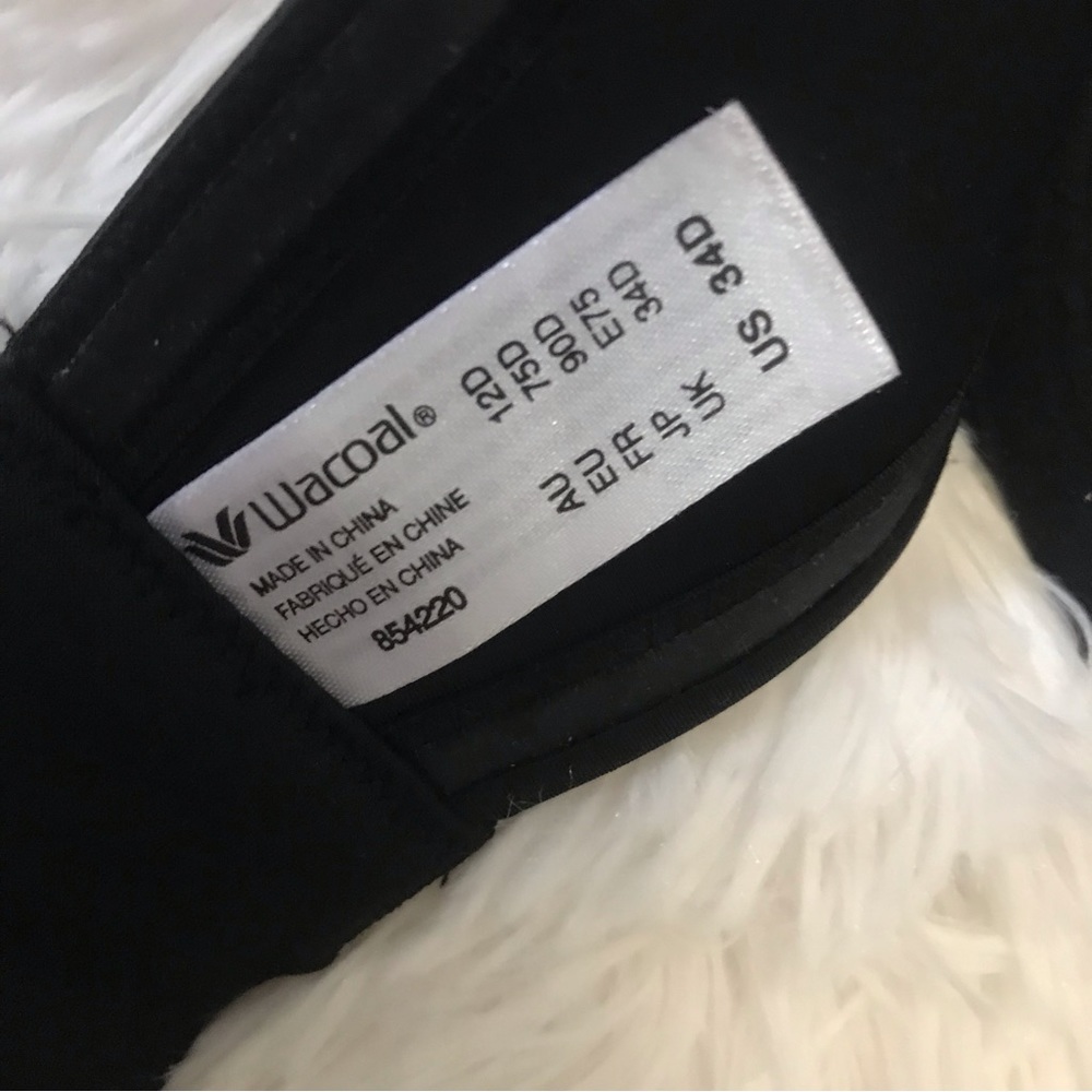 Wacoal Black Convertible Strapless Push Up Bra- NWOT Size 34D - Picture 5 of 5